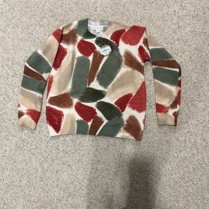 Paint Splash Sweater- Autumn- XS- Women's sweater